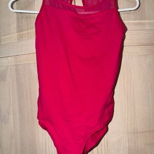 Bloch Vibrant Red Kids Bodysuit